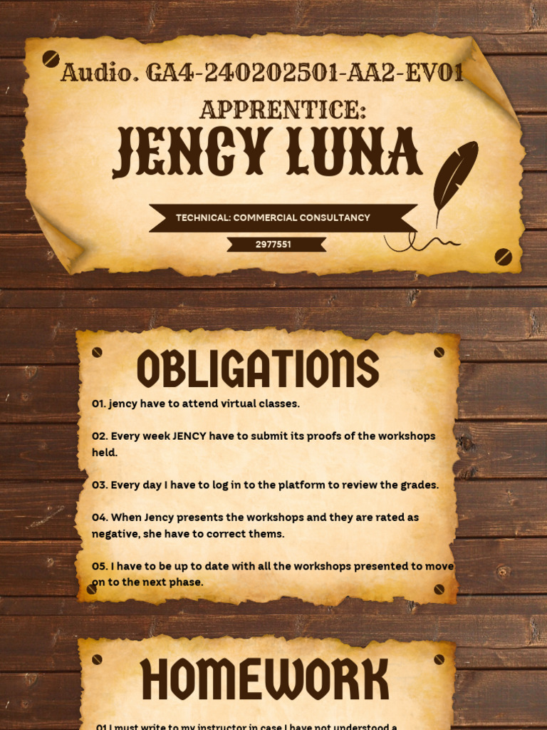Jency Luna's Academic Obligations | PDF