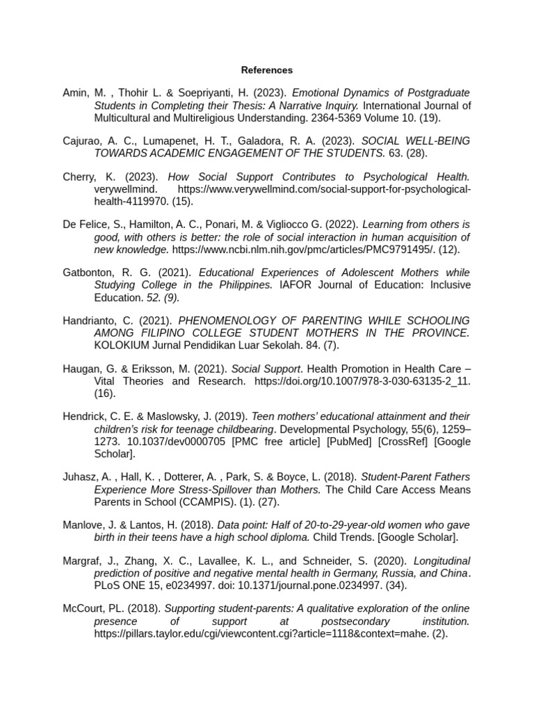 Reference document pdf human development behavioural sciences