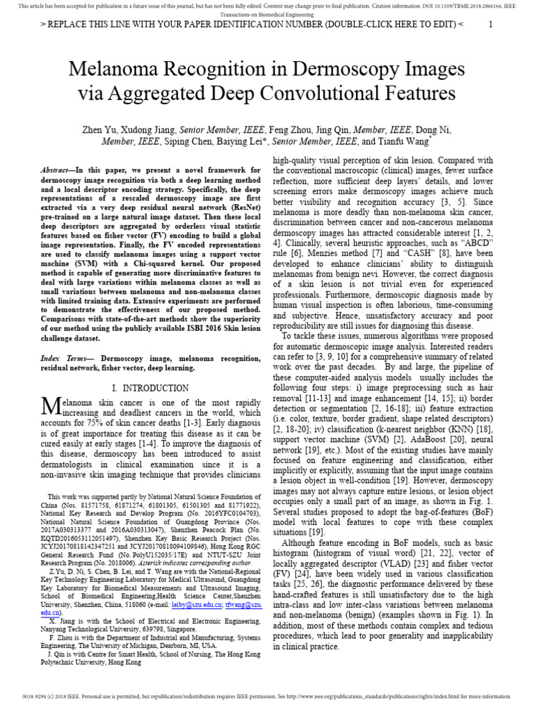 Melanoma Detection Using Deep Learning | PDF | Written Communication ...