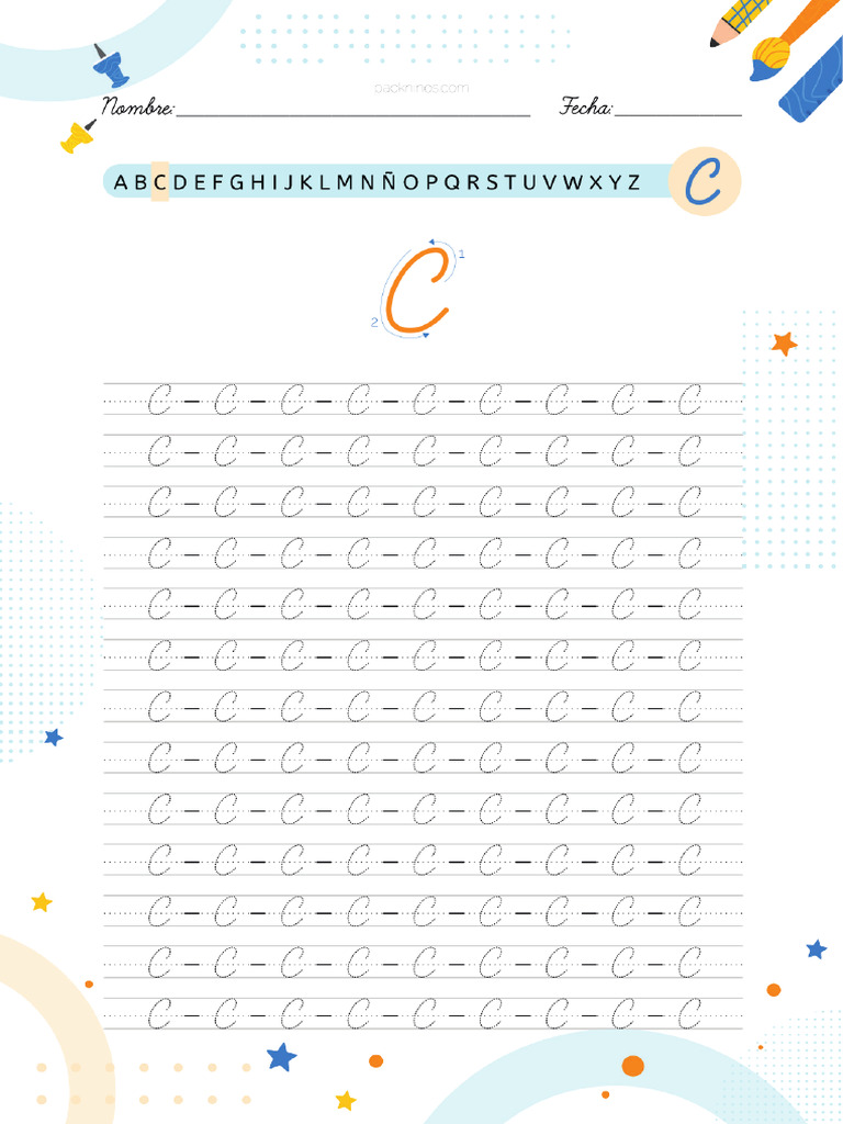 Abecedario Letra Cursiva | PDF