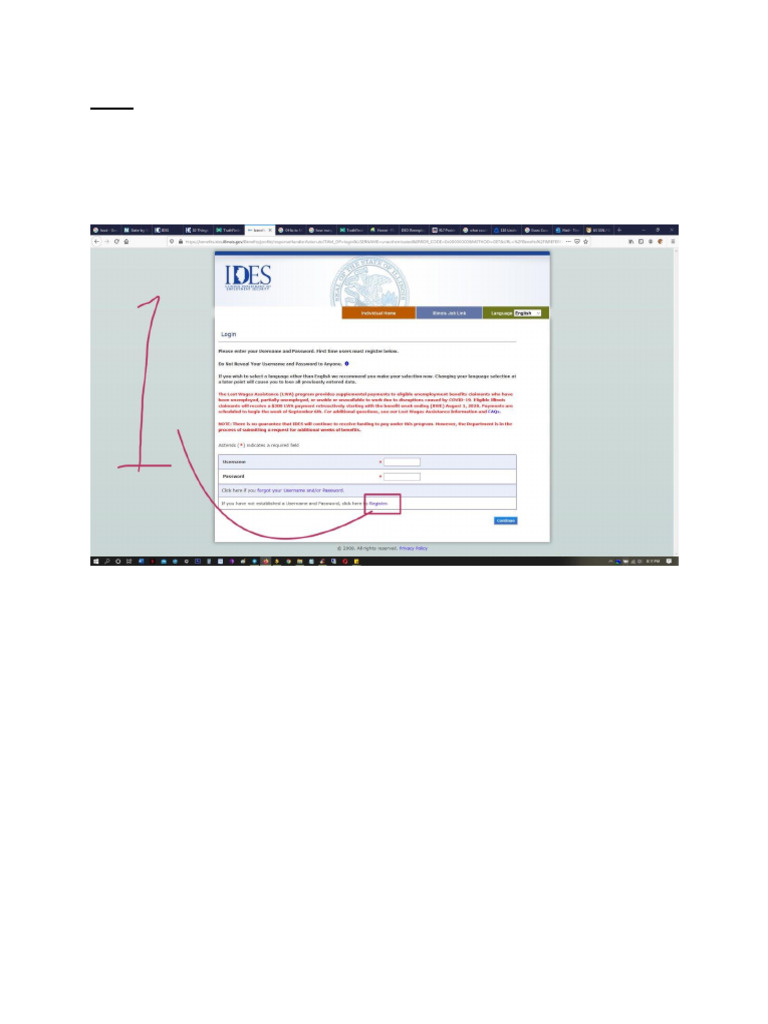 Illinois Unemployment Claim Login Guide | PDF