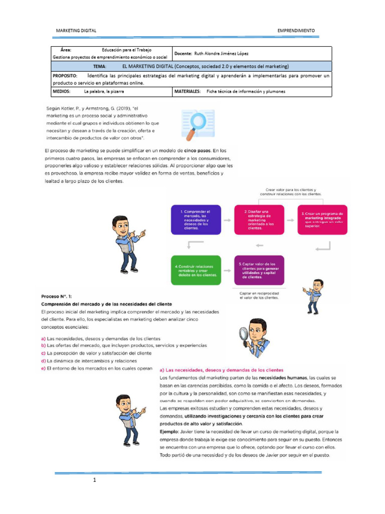 Estrategias de Marketing Digital para Emprendedores | PDF