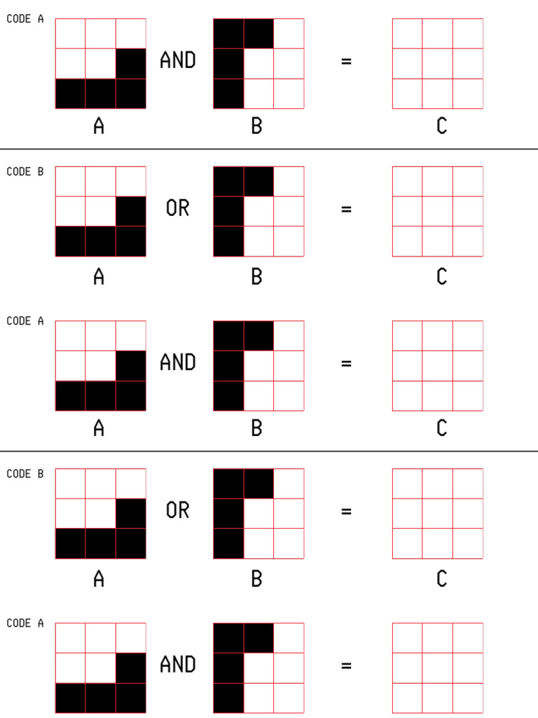 Logical Operations in Code A and B | PDF