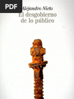El desgobierno de lo público