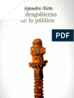 El Desgobierno de Lo Público