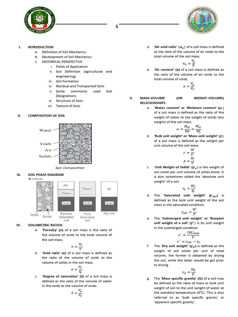 Geotechnical Engineering: Soil Mechanics Module | PDF | Porosity | Soil
