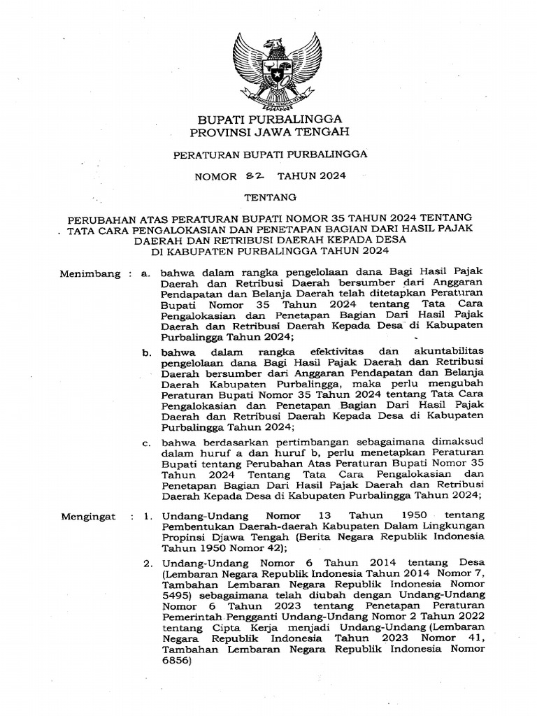 SK Perubahan BPHR | PDF