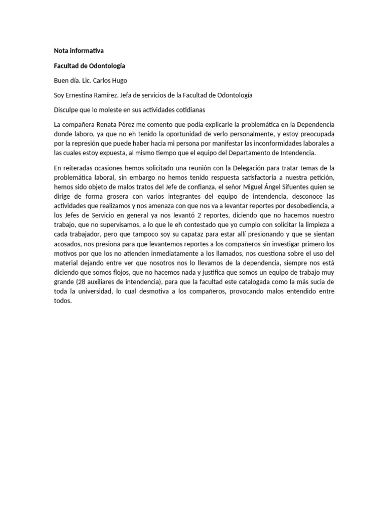 Nota Informativa | PDF | Residuos | Laboratorios