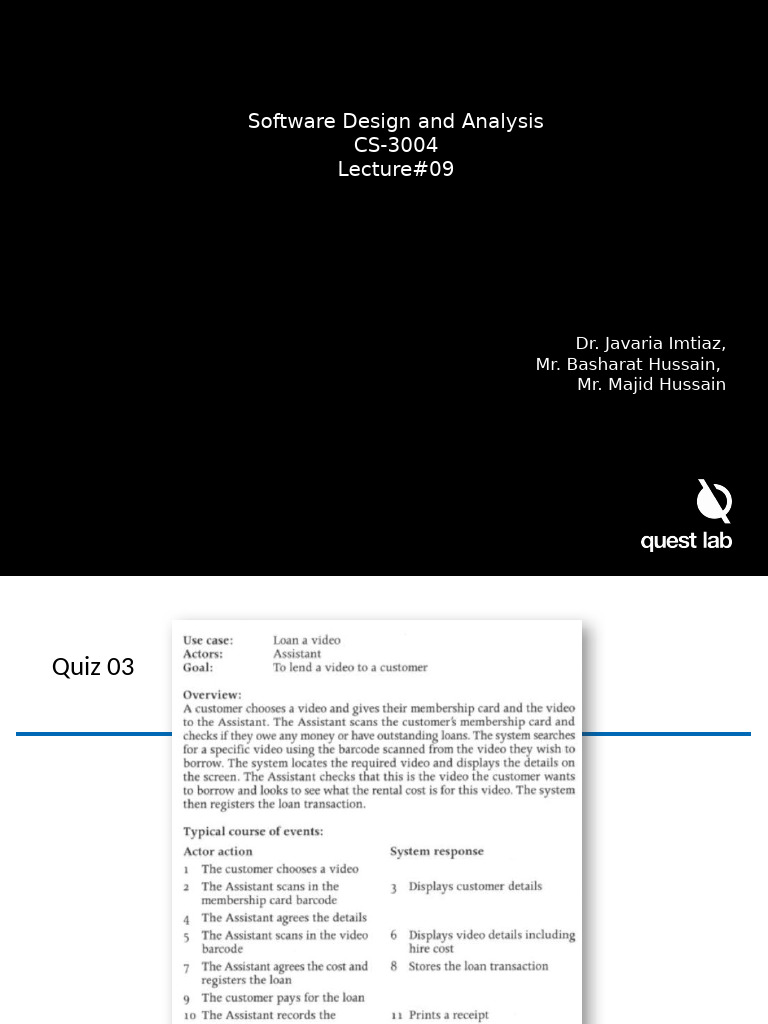 SDA-Lect09-Fall2024-Sequence Diagrams | PDF | Unified Modeling Language ...
