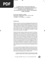 Baeza, E. et al. Reintegración de materiales paleontológicos. 2009