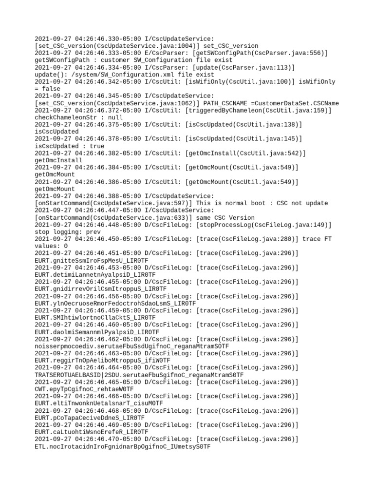 CSC Update Log Analysis 2021 | PDF | Computer Programming | Computing