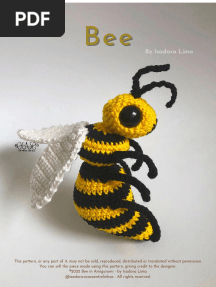 Bee Amigurumi by Isadora Lima
