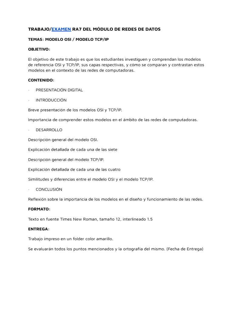 Trabajo Ra7 Redes | PDF