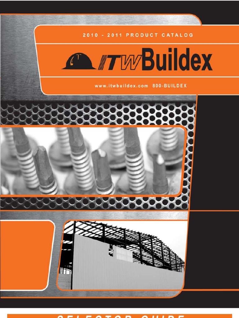 Buildex ITW 2010ProdCat | PDF | Screw | Framing (Construction)