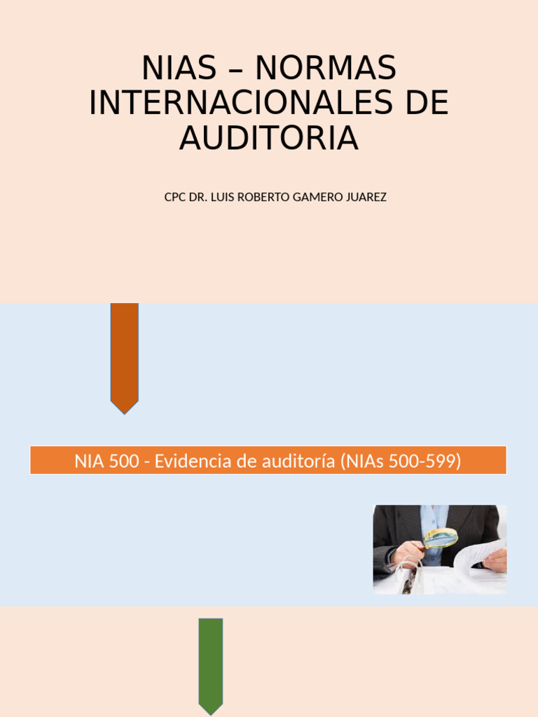 Normas Internacionales de Auditoría NIA | PDF | Auditoría | Contralor