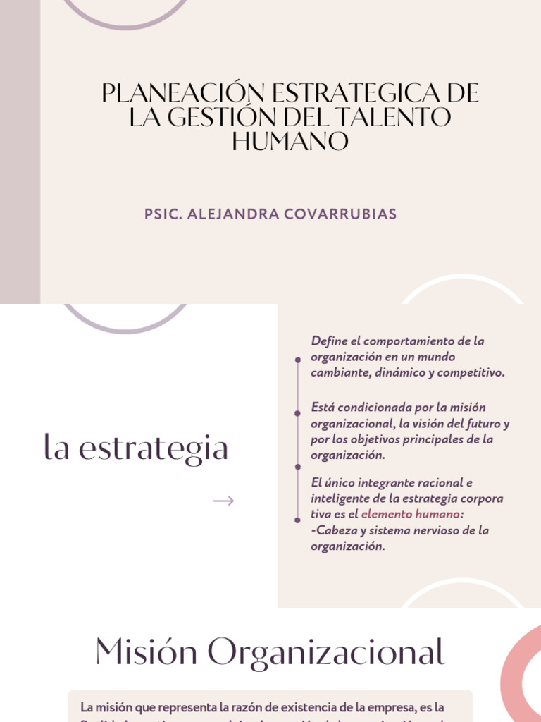 Estrategia de Gestión del Talento Humano | PDF | Planificación ...