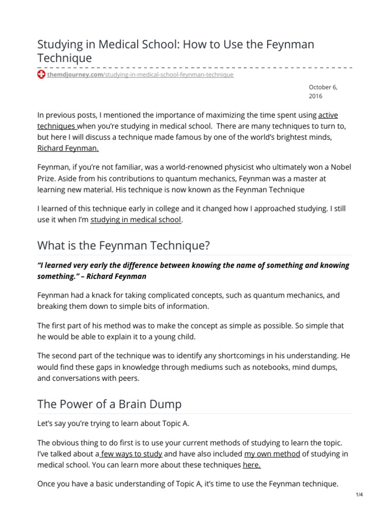 How to remember anything pdf richard feynman knowledge