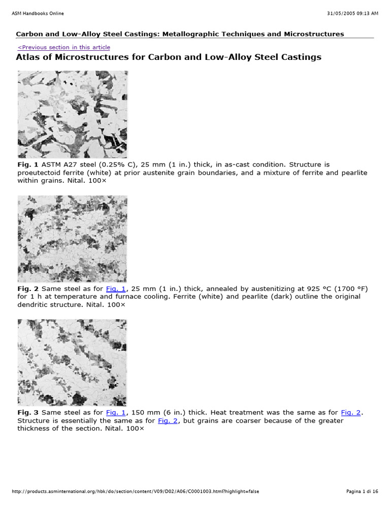 Microstructures of Low Alloy Cast Steel | PDF | Building Materials ...