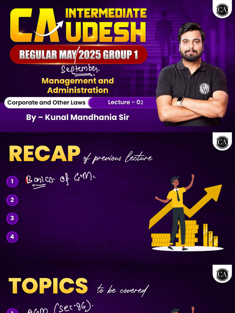 Management and Administration 02 - Class Notes | PDF
