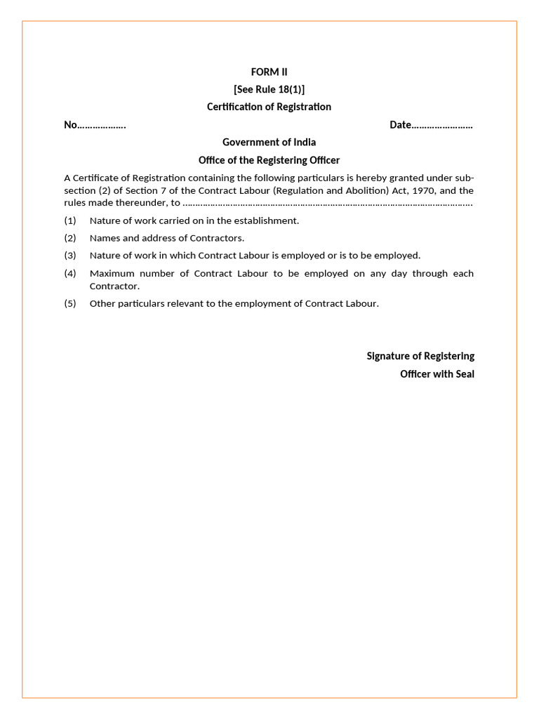 Form Ii | PDF