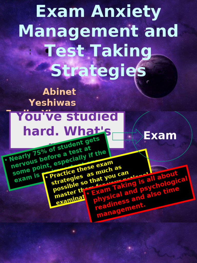 15 Test Taking Strategies - Revised | PDF | Relaxation (Psychology)