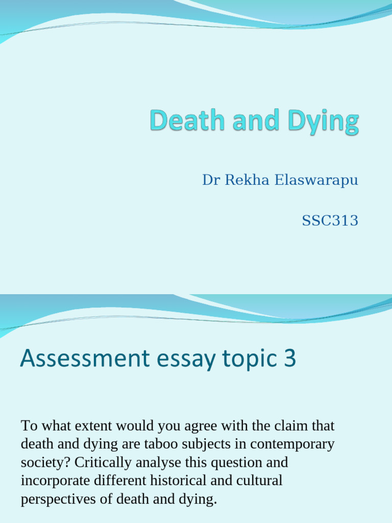 Cultural Perspectives on Death and Dying | PDF | Grief | End Of Life Care