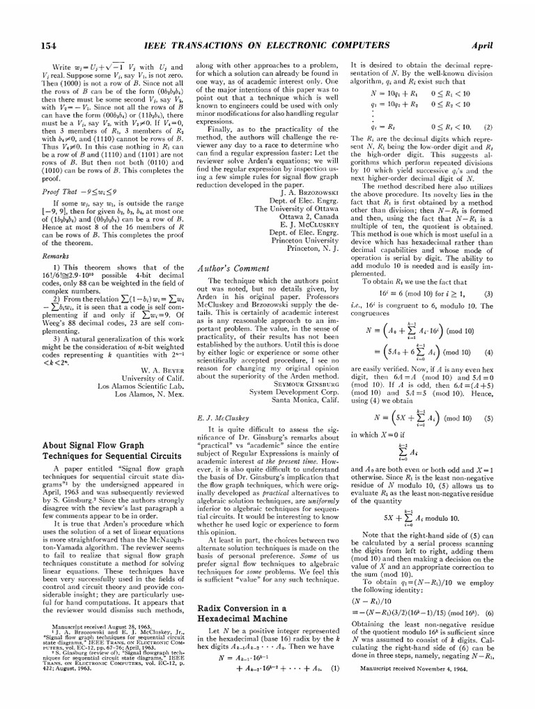 Signal Flow Graphs in Computing | PDF | Theoretical Computer Science ...