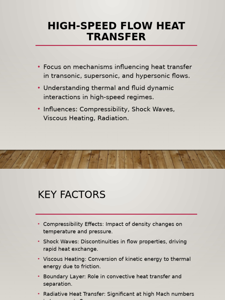 High-Speed Flow Heat Transfer Analysis | PDF | Fluid Dynamics ...