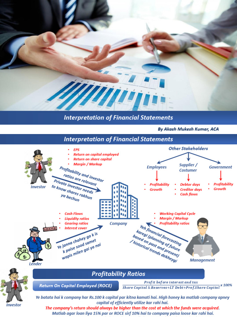 Financial Statement Analysis Guide | PDF | Working Capital | Equity ...