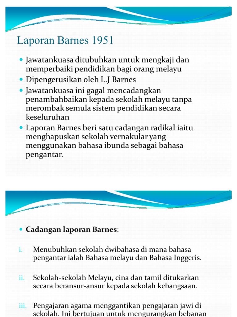 Laporan Barnes 1951