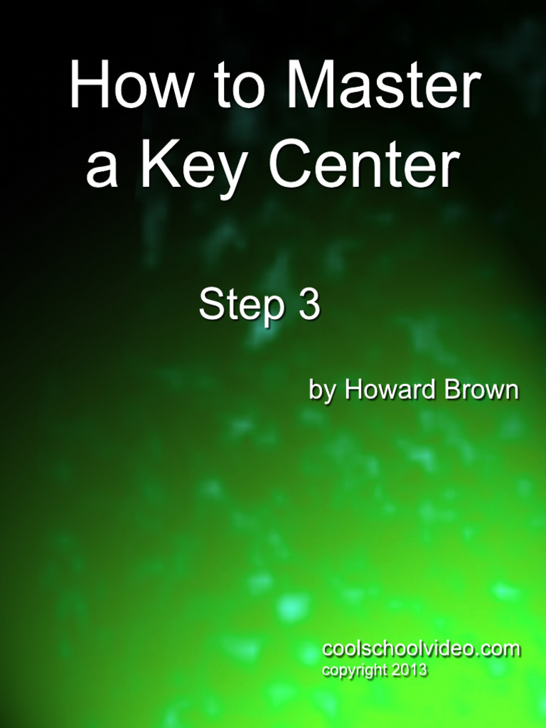 How To Master A Key-STEP 3 PDF | PDF