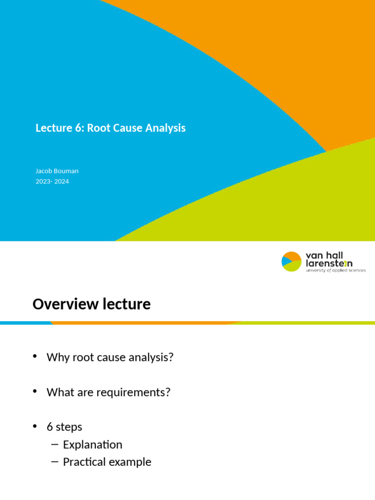 Lecture 6 Root Cause Analysis | PDF | Career & Growth | Business