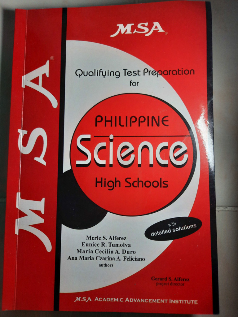 MSA Qualifying Test Preparation - SCIENCE Questions | PDF
