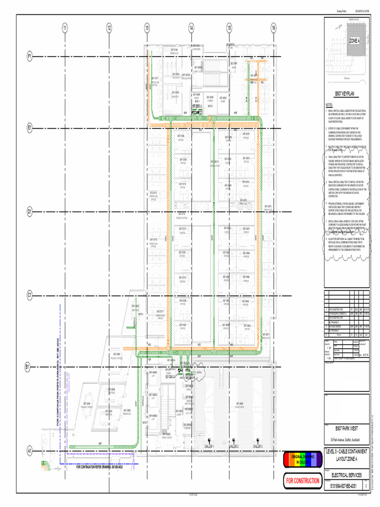 Level 3 Electrical Cable Layout Plan | PDF | Stairs