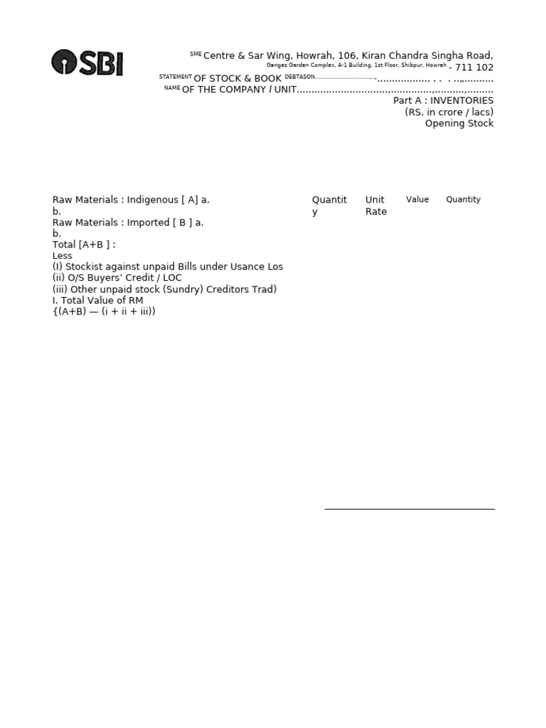 Union Bank Stock Statement Format | PDF | Stocks | Financial Services