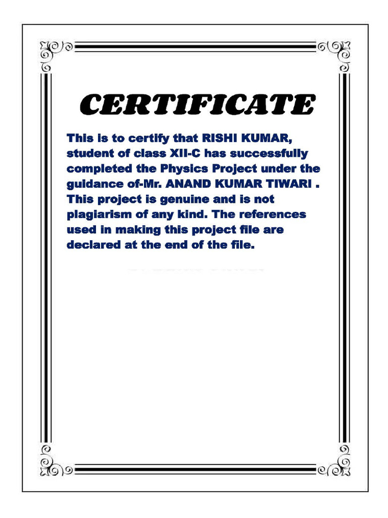 My Work | PDF