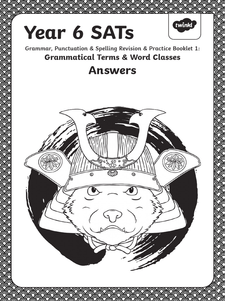 Year 6 sats revision practice booklet 1 answers pdf adverb
