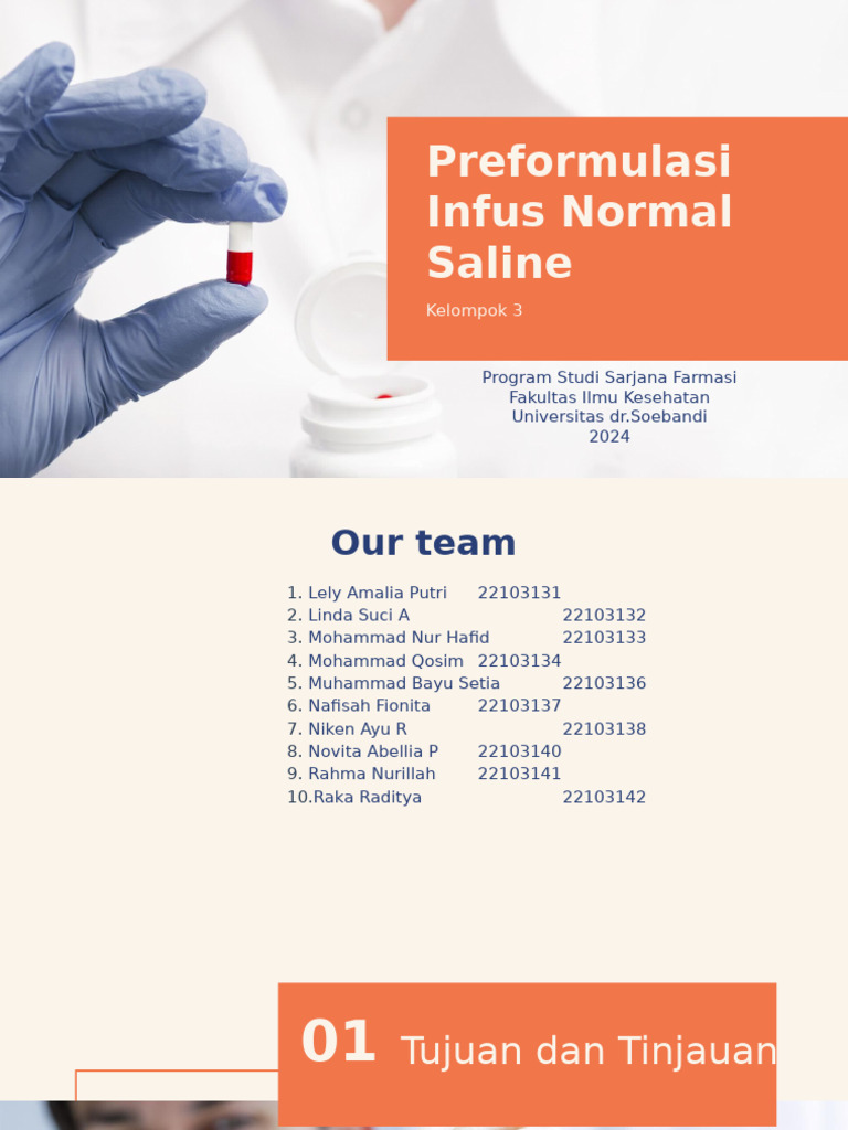 Preformulasi Infus Normal Saline 0,9% | PDF