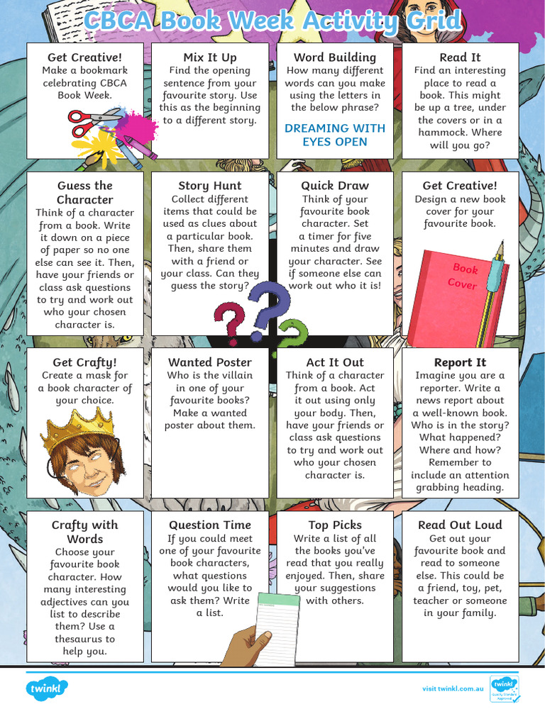 Creative Activities for Book Week | PDF