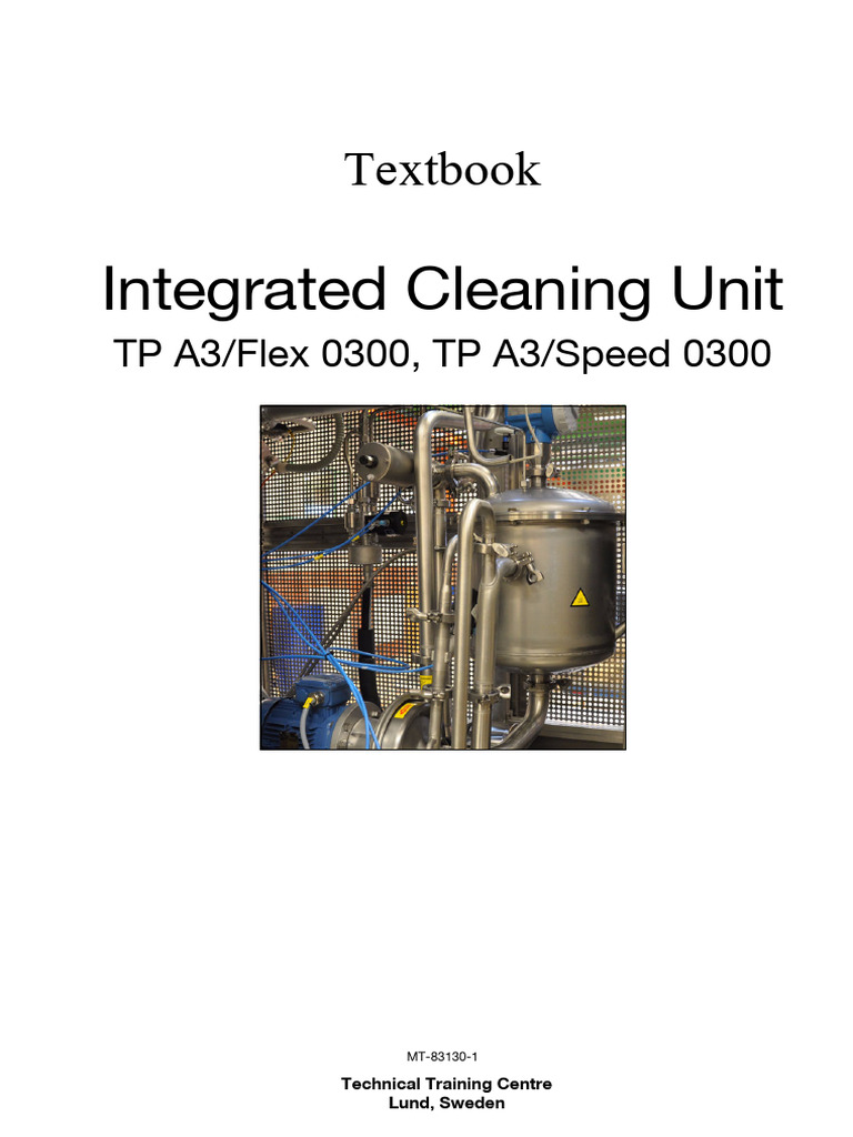 Integrated Cleaning Unit Training Guide | PDF | Water | Valve