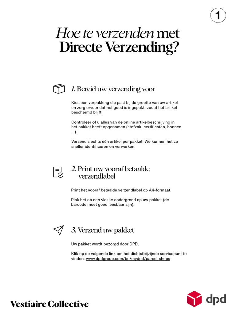 Guide d'envoi avec DPD | PDF