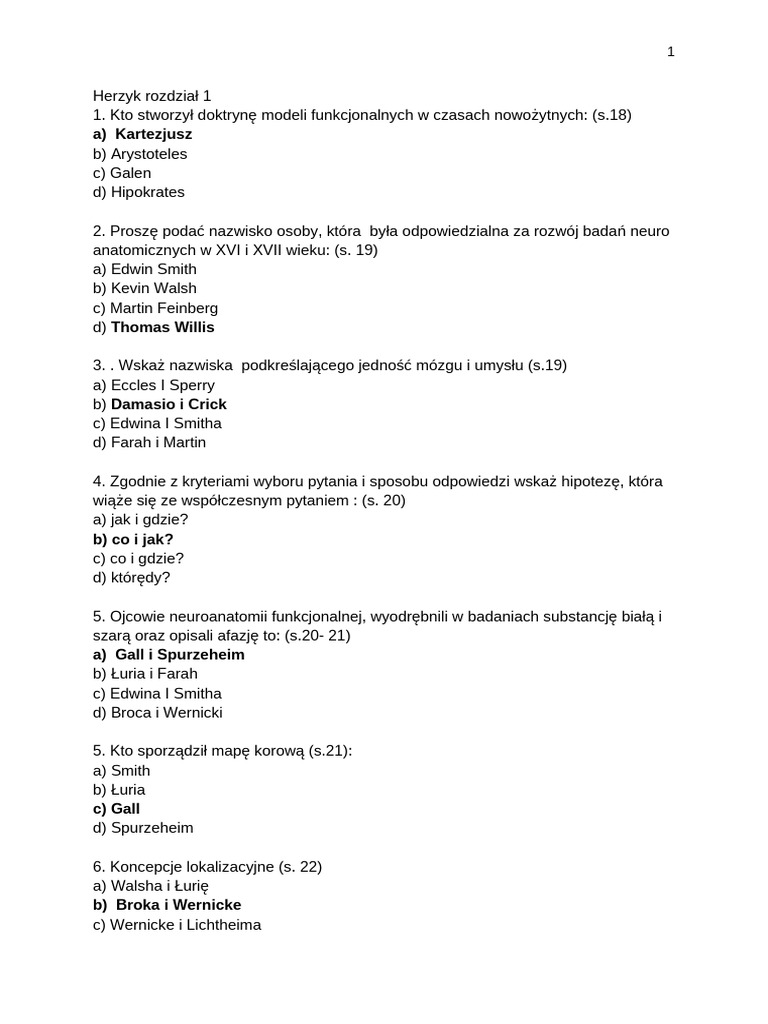 Hezryk Pytania Z Odpowiedziami | PDF