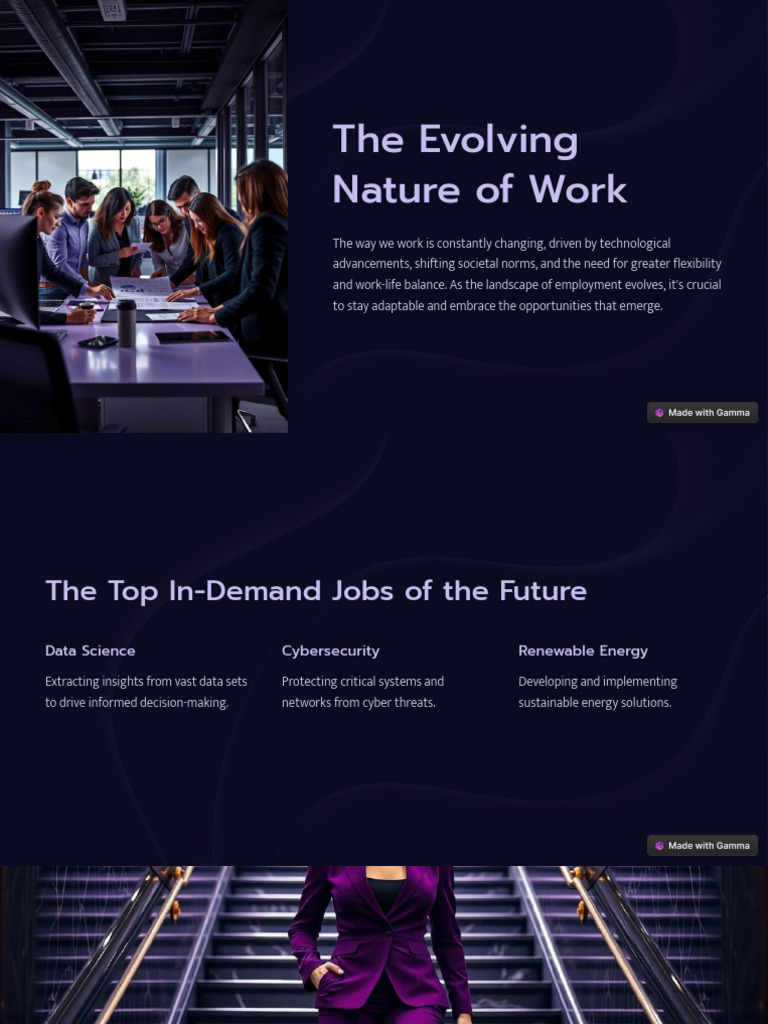 Future Work Trends and Career Strategies | PDF | Business