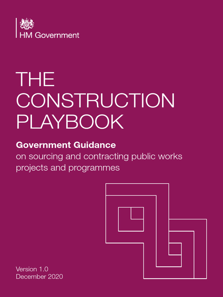 1 - The Construction Playbook-2020 | PDF | Procurement | Supply Chain