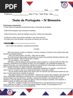 Redação 02 Cronica Ultimo Viajante | PDF
