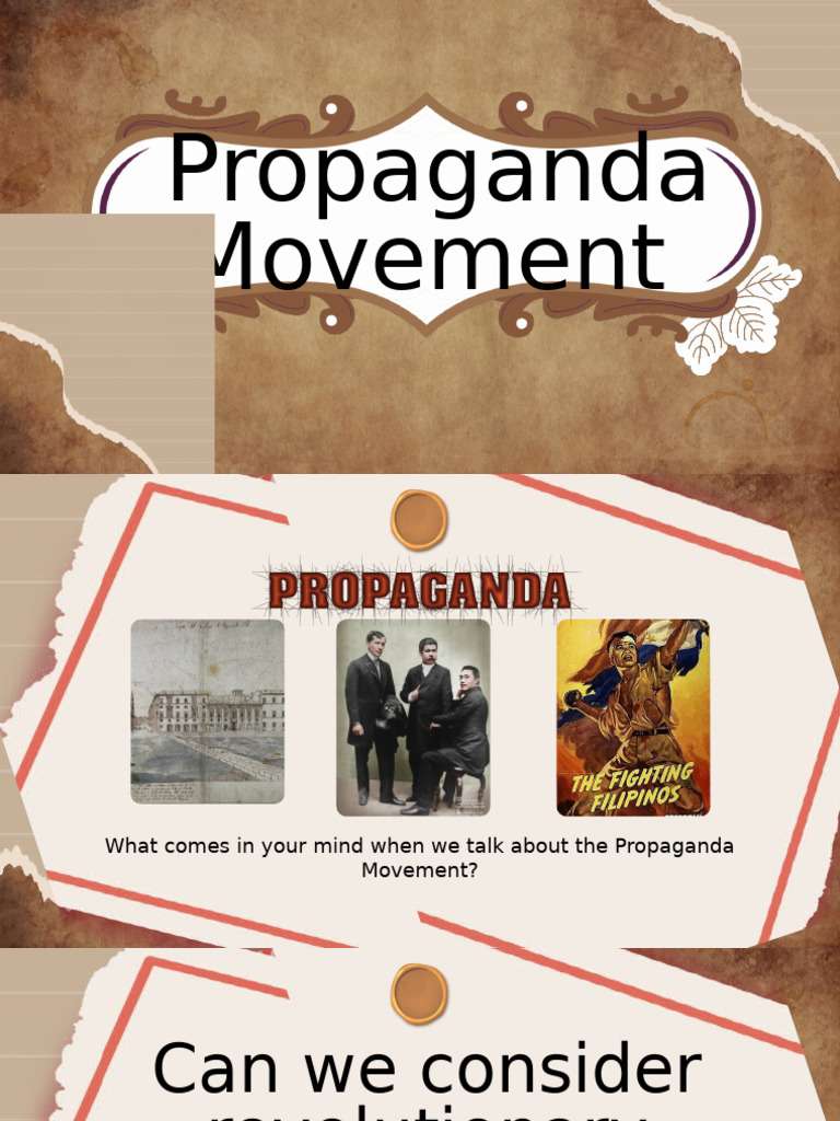 Propaganda Movement | PDF | Philippines