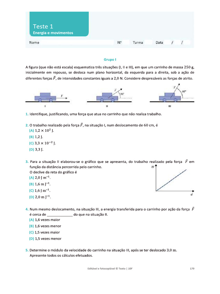 Manual Prof 10f - Testes | PDF