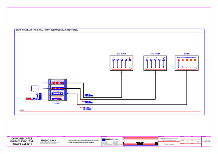 Riser Diagram for Data and CCTV Systems | PDF | Crime Prevention