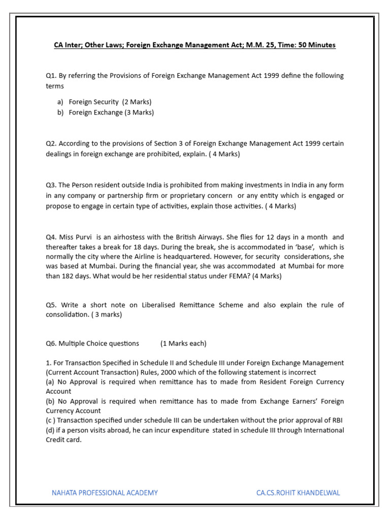 test-paper-of-fema-pdf-reserve-bank-of-india-business