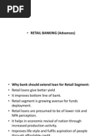 Retail Banking Advances